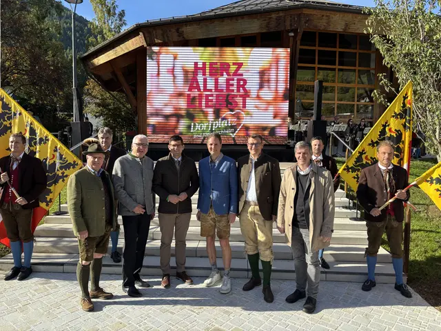 vl: Dietmar Rossmann, Bgm. Matthias Krenn, LHStv. Martin Gruber, Michael Prägant, Jakob Forstnig, Andreas Winkler