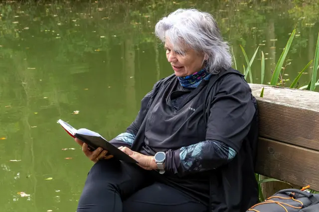 Michaela, bescheiden, humorvoll mit enorm viel Herz - unser heutiger Star der unsere Herzen erwärmte. | Foto: Karl Friessnegg