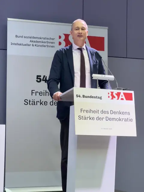 Referat des Bundesvorsitzenden Dr. Andreas Mailath-Pokorny | Foto: bsaspittal 2025