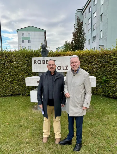 Hannes Winkler und Klaus Schneeberger. | Foto: Sascha Trimmel