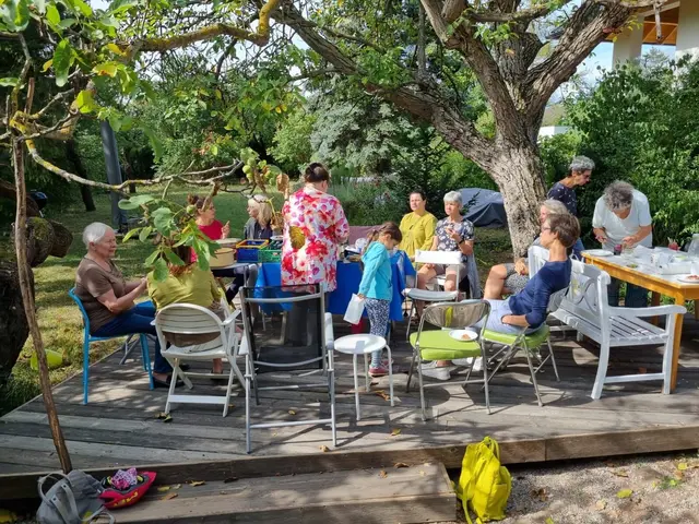 Frauen-Frühstück im Garten 2022: "Gemeinsam Marmelade einkochen", wir teilen Tipps und Tricks und die fertigen Gläser | Foto: Grüne Perchtoldsdorf