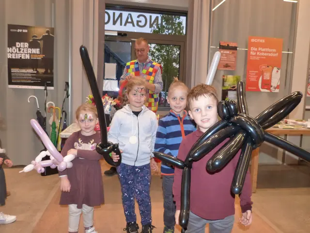 Auch die möglichen Tennisstars von Morgen feierten fleißig mit! | Foto: Vanessa Wittmann