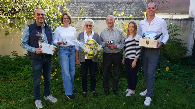 Johanna und Andreas Schild aus Hagenberg feierten den 60. Hochzeitstag. | Foto: Gemeinde