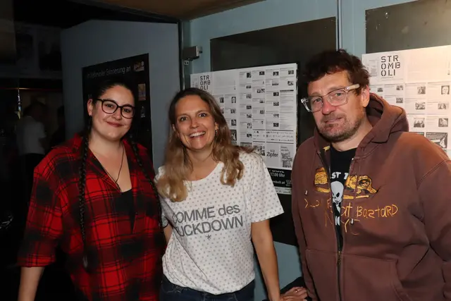 Ruth, Julia und Bernhard freuten sich über zahlreiche Besucherinnen und Besucher im Stromboli. | Foto: Kendlbacher