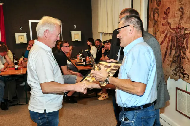Der Kompanie Grinzens fehlten vier Ringen – Wilfried Zimmermann und auch Klaus Bucher standen im Team. | Foto: Hassl