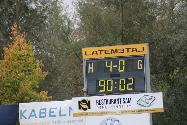 Endstand 4:0 | Foto: MeinBezirk Perg/Köck