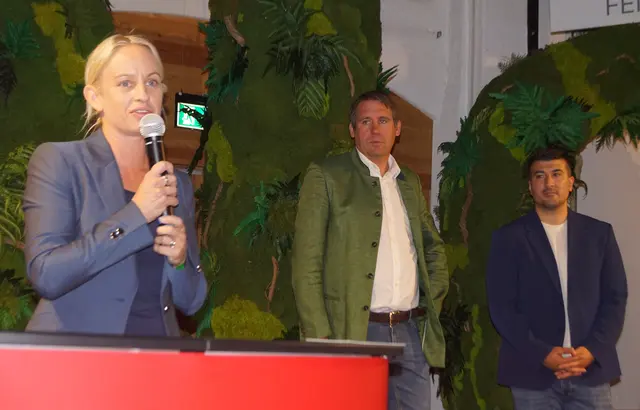 Staatssekretärin Michaela Schmidt war vom Sporttag begeistert. | Foto: Josef Wind