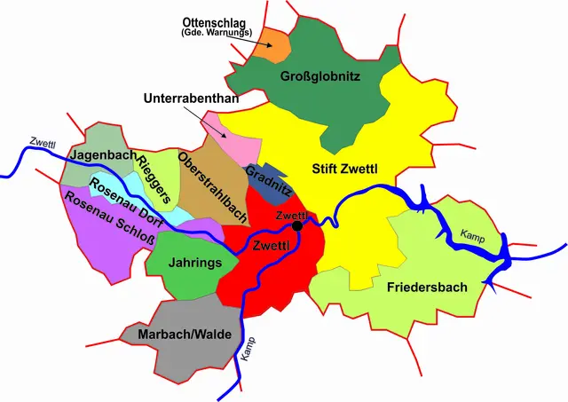 Aus den damaligen Kleingemeinden wurde mit 1. Jänner 1971 die heutige Stadtgemeinde Zwettl mit 256 Quadratkilometern. | Foto: Friedel Moll
