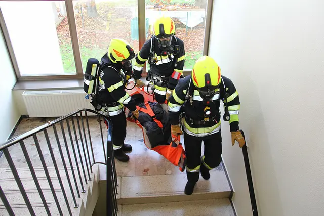 31 Atemschutztrupps, ein Trupp besteht aus vier Einsatzkräften, stellten sich den hohen Anforderungen der Prüfung. | Foto: ABI d.V. Putz und HBI Pichler