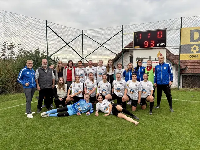 Die Ladies der Spielgemeinschaft Perg/Windhaag freuen sich über den Erfolg. | Foto: Askö Perg