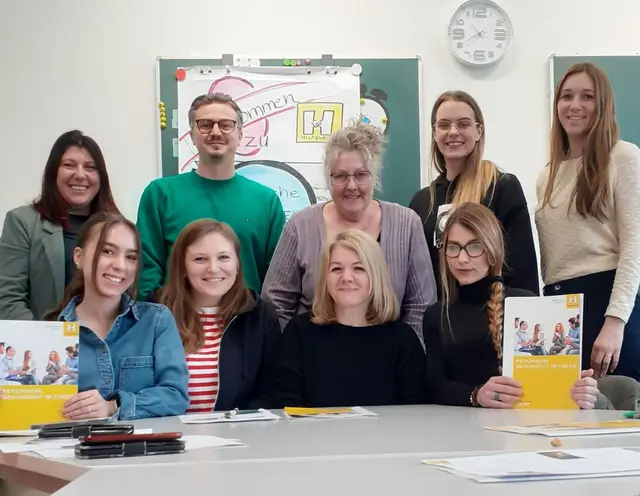 TeamFlow-Workshop in der GTS VS 27 Welzenegg. | Foto: Hilfswerk Kärnten