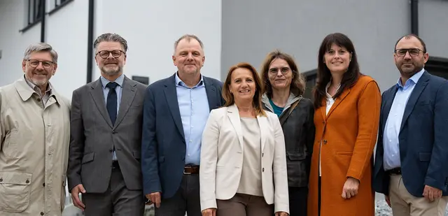 Von links: Erwin Rebhandl, Harald Schmadlbauer, Johannes Matzinger, Johanna Miesenberger, Michaela Hummler, Claudia Leutgöb und Albert Maringer. | Foto: Nicolas Habichler