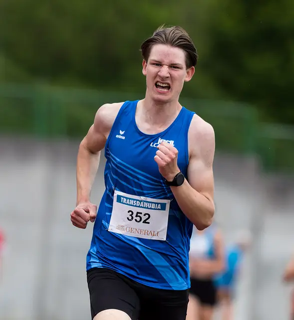 Linus Wagner stellte eine neue persönliche Bestzeit auf. | Foto: Alois Huemer