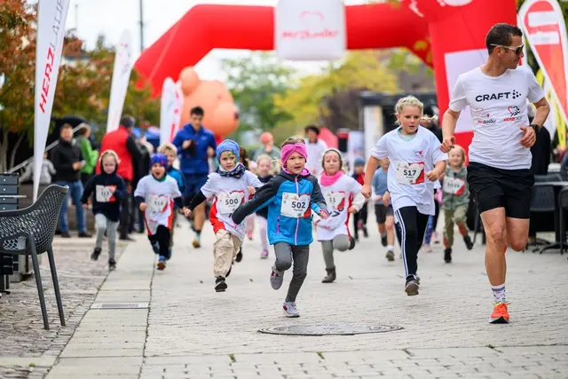 122 Kinder und Jugendliche nahmen am Herzlauf teil. | Foto: Moser & Max Slovencik
