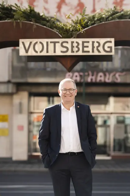 Bürgermeister Bernd Osprian freut sich über neue Meilensteine in Voitsberg. | Foto: Stadtgemeinde Voitsberg