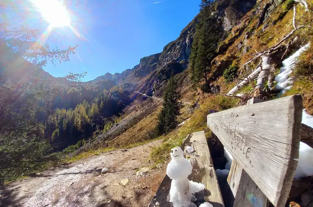 Auf dem Weg zum Spiegelsee