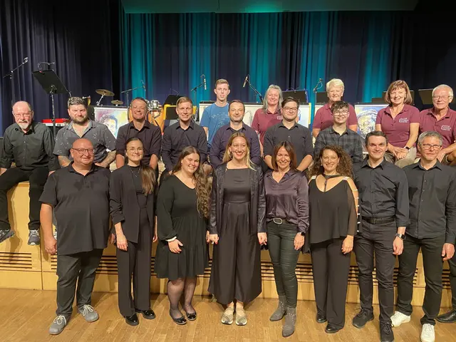 Die Big Band aus Oberndorf an der Melk spielte in der Kulturschmiede in Gresten groß auf. | Foto: Kulturschmiede Gresten