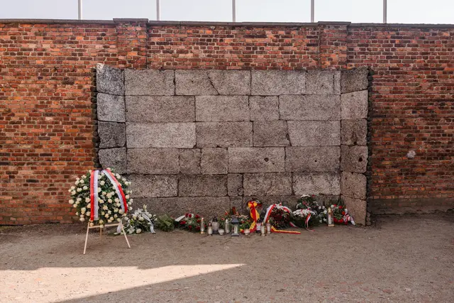 Vor der "Todeswand" wurden Todesurteile vollstreckt. | Foto: Mateusz Golomb/Okiem Sportowca