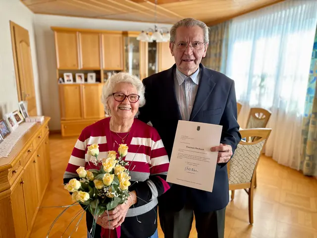 „Eiserne Hochzeit“ nach 65 Ehejahren - beim Ehepaar Linsbauer aus Langau. | Foto: Markus Kahrer