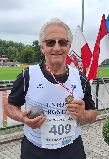 Walter Mittendorfer aus Purgstall an der Erlauf holte die Bronzene im Kugelstoßen. | Foto: Sportunion Purgstall