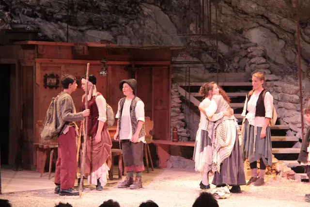 Szenebild aus dem Stück "Die Schwabenkinder", Spielsaison 2017. | Foto: Archiv/MeinBezirk