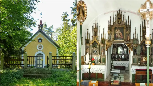 Kapelle und Altar in der Kapelle
 | Foto: Josef Glaser