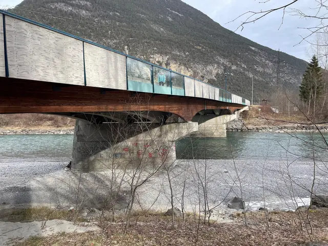So soll die Innbrücke bei Mils im kommenden Jahr für den Verkehr freigegeben werden. | Foto: Land Tirol