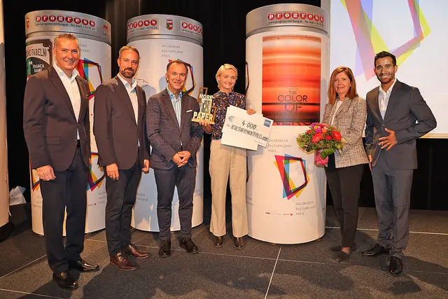 Der Salzburger Kulturplakatpreis 2025 geht an den Salzburger Kunstverein, Austrian Doctors und Theater Ecce Sieger im Sonderformat ist Supergau für zeitgenössische Künste und die beste Serie gewinnt: Zoo Salzburg. Im Bild: Salzburger Kunstverein | Foto: Progress Werbung/Uwe Brandl