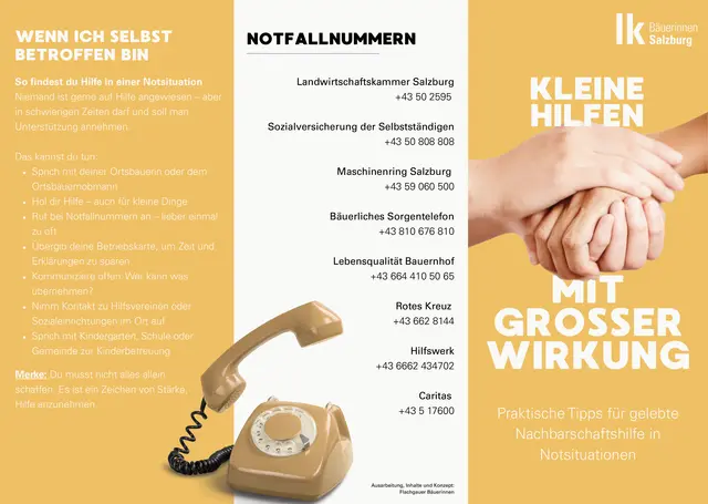 Kleine Hilfe mit großer Wirkung | Foto: Landwirtschaftskammer Salzburg