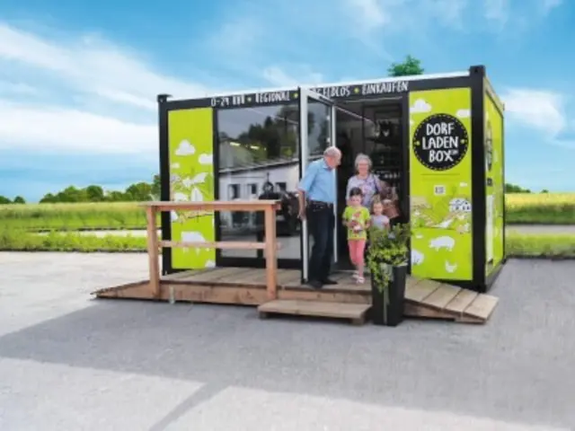 Bald regional einkaufen bei der Dorfladenbox in Bad Vöslau. | Foto: Dorfladenbox