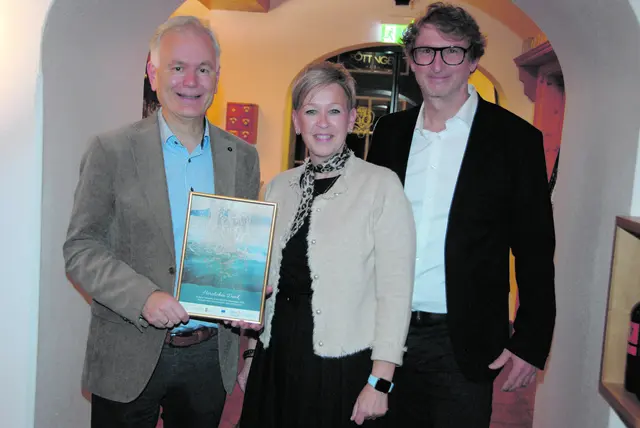 Helmut Habersack, Nicole Eder und Walter Schnauder (v.l.) bei der Eröffnung. | Foto: MeinBezirk/Steiner-Watzinger