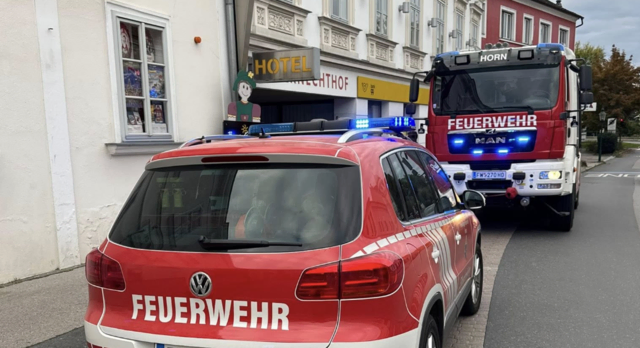 Im Öhlknechthof in Horn löste die Brandmeldeanlage am Morgen Alarm aus. | Foto: Feuerwehr Horn