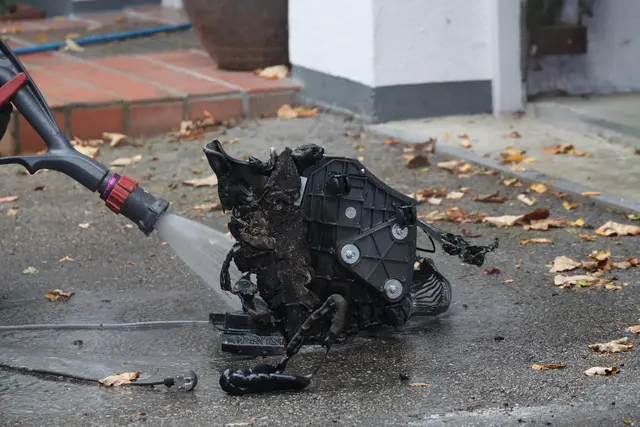 In einem Keller eines Reihenhauses in Thalheim bei Wels hatte ein Entfeuchtungsgerät zu brennen begonnen und löste einen Löscheinsatz aus. | Foto: laumat.at