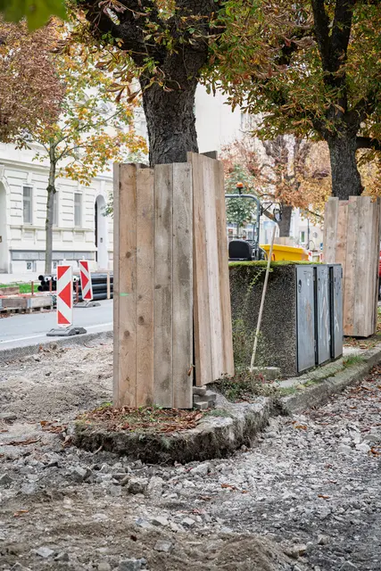 Franz-Josef-Straße: Neben der Radwegsanierung kommen neue taktile Leitsysteme | Foto: Stadt Salzburg/Alexander Killer