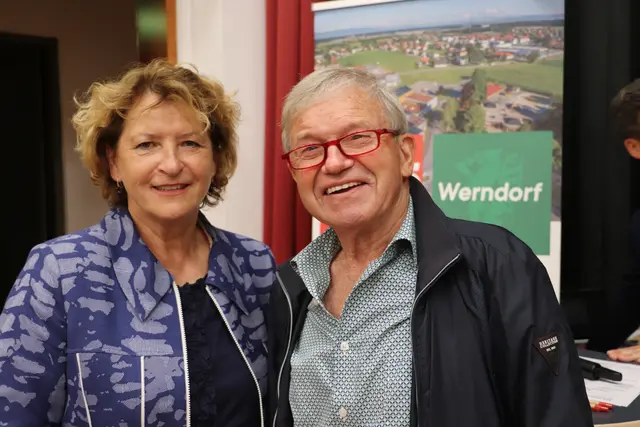 Ursula Lackner und Werndorfs PVÖ-Obmann Rudi Pollinger | Foto: Edith Ertl