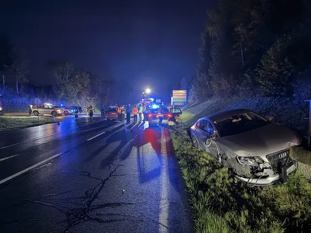 Die Feuerwehr Bad Leonfelden übernahm die Aufräumarbeiten nach dem Unfall. | Foto: FF Bad Leonfelden