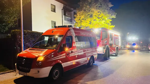 Ein massiver Rohrbruch hielt die Feuerwehr auf Trab. | Foto: FF Bischofshofen