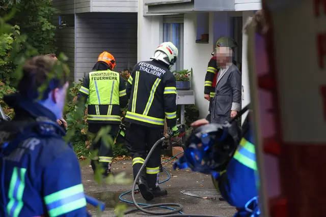In einem Keller eines Reihenhauses in Thalheim bei Wels hatte ein Entfeuchtungsgerät zu brennen begonnen und löste einen Löscheinsatz aus. | Foto: laumat.at