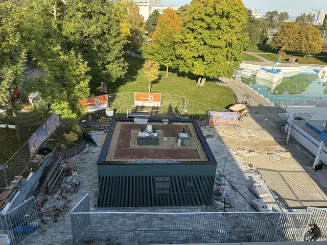 Das neue Kassenhäuschen wird im Sommer 2026 fertiggestellt.  | Foto: Valentina Marinelić/MeinBezirk