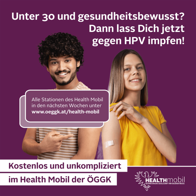 Das Health Mobil ist noch bis Dezember in Österreich unterwegs in Sachen HPV-Impfung. | Foto: ÖGGK