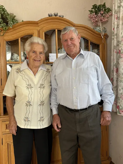 Diamantene Hochzeit von Mathilde und Franz Auer. | Foto: MG Gramatneusiedel