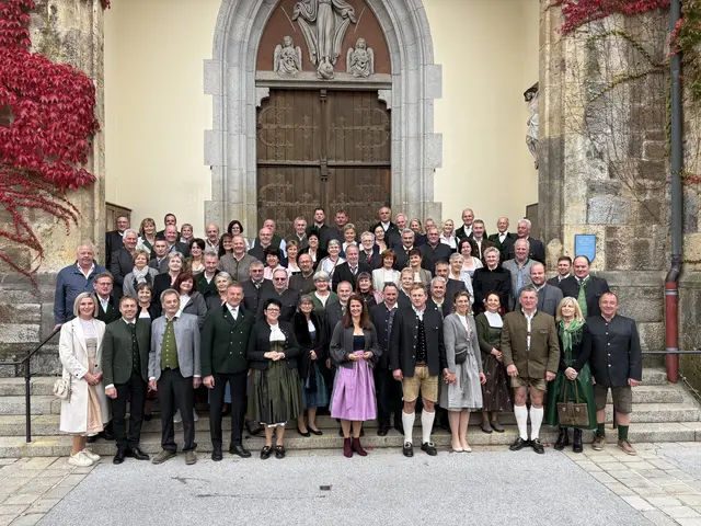 Die geehrten vor dem Pongauer Dom. | Foto: Rohrmoser