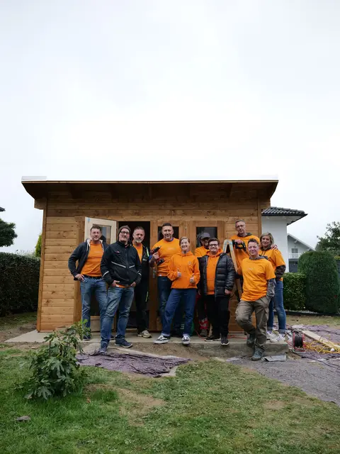Die Gartenhütte in Pramet ist ein neuer Jugendtreffpunkt. | Foto: Obi