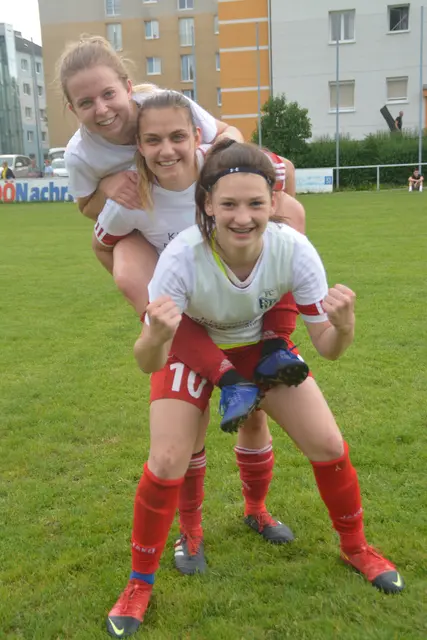 Mädelspower: Emily Planer, Katja Graf und Anna Amtmann