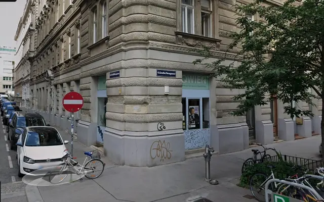 An der Ecke Schäffergasse/Große Neugasse öffnet demnächst ein neues Lokal. Vergangenes Jahr war hier noch das Qwien zu Hause. | Foto: Google Maps/Screenshot