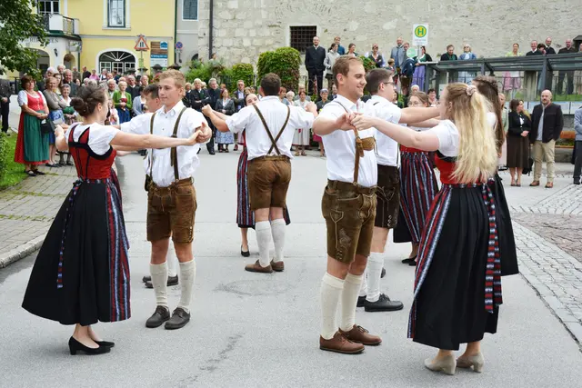 Beim Pfarrfest in Göstling an Ybbs standen die Trachten im Mittelpunkt. | Foto: Volkskultur Niederösterreich
