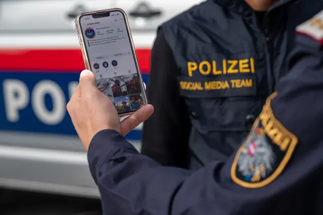 Die Polizei Steiermark wurde für ihren Instagram-Auftritt als Ehrenbehörde ausgezeichnet.  | Foto: LPD Stmk/Huber