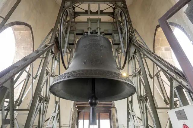 Die größte Glocke des Landes, die Pummerin, konnte zuletzt nicht angestartet werden.  | Foto: Erzdiözese Wien/Stephan Schönlaub