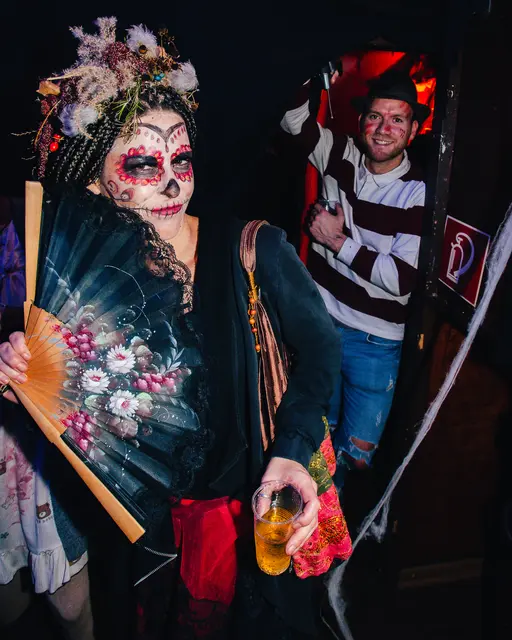 Halloween-Spektakel im ehemaligen Kultlokal Kuckuck. | Foto: The Verve-Agentur