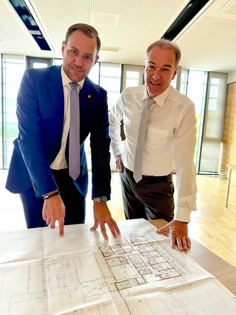 In Oberpullendorf entsteht das erste stationäre Hospiz des Landes – ergänzt durch mobile Hospizteams in allen Bezirken. | Foto: Büro LR Schneemann